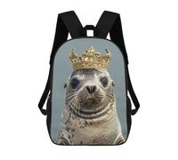 sinyumoney Seal King School Bags Computer Rucksack for School/Work/Travel for Girls Boys Teenage 17inch