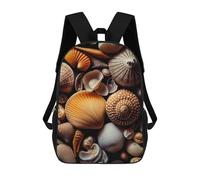 sinyumoney Seashell Collection -1 School Backpack Daypacks Business Backpack Water Resistant Bookbag - Perfect for Travel, Work And Daily Use 17inch