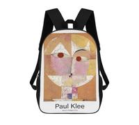 sinyumoney Senecio by Paul Klee School Bags Work Laptop Backpack Rucksack Bag- Perfect for Travel, Work And Daily Use 17inch