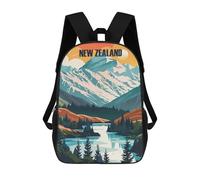 sinyumoney Serene New Zealand School Backpack Fashion Stationery Backpack Waterproof Casual Daypacks for Teenage Girls Boys Women Men 17inch