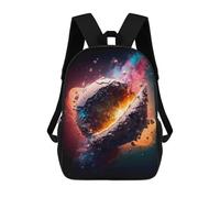 sinyumoney Shattered Backpack School Bag Rucksack for Girls Boys Backpacks Large Capacity Kids Back Pack Lightweight School Bags for Children Students 17inch