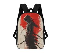 sinyumoney Shinobi Or Ninja Poster Backpack, Children's Backpack, Student School Bag Bookbag Rucksack, 3D Printed School Bag for Boys Girls 17inch