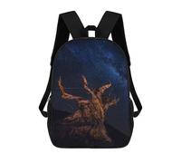 sinyumoney Shooting Stars Night School Backpack Large Lightweight Casual Backpack for Girls Boys Teenage 17inch