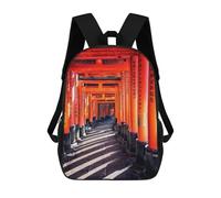 sinyumoney Shrine In Kyoto Backpack 3D Printed School Bag For Boys High Capacity Travel Backpacks Book Bags Boys School Bag Mochila 17inch