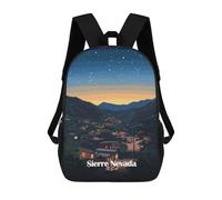 sinyumoney Sierra Nevada Night Sky School Backpack Lightweight Airport College Students Back Pack- Perfect for Travel, Work And Daily Use 17inch