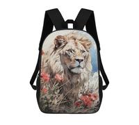 sinyumoney Sight And Sound Backpacks Children's Backpacks School Bag 3D Printed Children's School Backpack Fashion Travel Backpacks for Kids Elementary Middle School 17inch