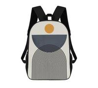sinyumoney Simplicity IV Children's School Backpack Fashion Casual Children's Backpacks 3D Printed School Bags Boy Large Backpack 17inch