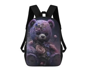 sinyumoney Sinister Teddy Backpack School Large School Backpack for Boys - Perfect for Travel, Work And Daily Use 17inch