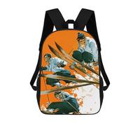 sinyumoney Ski Jump Backpacks Kids School Backpack School Bag 3D Printed School Bag for Boys Elementary And Middle School Students 17inch