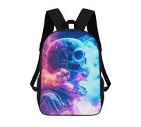 sinyumoney Skull Astronaut Backpack School Bag School Secondary High School College Backpack Travel for Boys/Girls/Teenagers 17inch