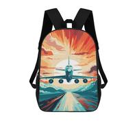 sinyumoney Skyward Flight Adventure Children's Backpacks 17inch School Backpack 3D Printed Bag Bookbag for Kids Travel Rucksacks Boy Girl Book Bags Kids School Bag