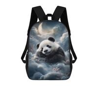 sinyumoney Sleeping Panda in Clouds School Bags School Secondary High School College Backpack Travel for Boys/Girls/Teenagers 17inch
