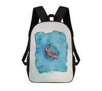 sinyumoney Small Fish Small Pond School Bags Rucksack Casual Daypacks School Work Travel Bag for Campus Outdoor Travel Sports 17inch
