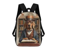 sinyumoney Smart Bloodhound Class School Bags School Secondary High School College Backpack Travel for Campus Outdoor Travel Sports 17inch