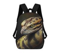 sinyumoney Snake AI Generative School Bag 3D Printed 17inch Backpacks Fashion Kids School Backpack Rucksacks for Boys Elementary And Middle School Students