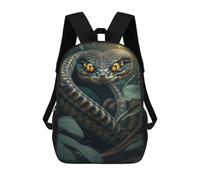 sinyumoney Snake Children’s Backpack Girls Boys, Rucksack Bag, Daypack, Primary School, Perfect for Back to Kids School Or PE, Gifts And Travel 17inch