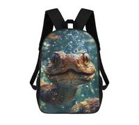 sinyumoney Snake Sea Backpack School Bag Large Water Resistant Laptop Backpack for Teenage Girls Boys Women Men 17inch
