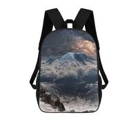 sinyumoney Snow-Capped Mountain Landscape School Backpack Water Resistant School Bag Business Backpack for Men/Women 17inch