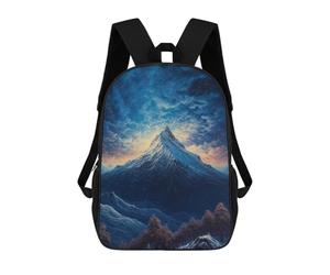 sinyumoney Snow-Capped Peaks at Twilight School Backpack Work Business College School for Campus Outdoor Travel Sports 17inch