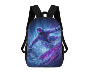 sinyumoney Snowboarder in Neon Gear -1 Rucksack School Secondary High School College Backpack Travel for Campus Outdoor Travel Sports 17inch