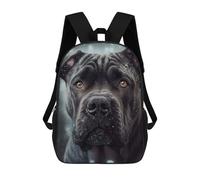 sinyumoney Snowy Mastiff Majesty Children's School Backpack 3D Printed for Kids Travel Rucksacks Book Bags Kids School Bag 17inch