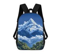 sinyumoney Snowy Mountain Peak School Backpack Computer Rucksack for School/Work/Travel- Perfect for Travel, Work And Daily Use 17inch