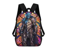 sinyumoney Soldier with Sword 4 School Bags Water Resistant School Bag Business Backpack - Perfect for Travel, Work And Daily Use 17inch