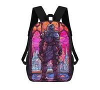 sinyumoney Soldier with Sword 5 School Backpack Large Water Resistant Laptop Backpack for Boys/Girls/Teenagers 17inch
