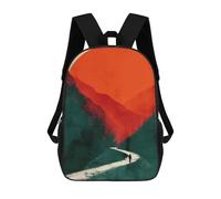 sinyumoney Solitary Journey Children's School Backpack Fashion Casual Children's Backpacks 3D Printed School Bags Boy Large Backpack 17inch