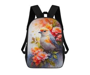 sinyumoney Songbird Symphony Backpack School Business Laptop Rucksack Bag Unisex Casual Daypack for Teenage Girls Boys Women Men 17inch