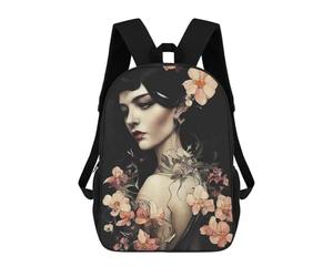 sinyumoney Sorrow Children's Backpacks School 3D Printed Bag Bookbag for Kids Travel Rucksacks Boy Girl Book Bags Kids School Bag 17inch