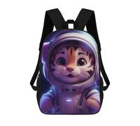 sinyumoney Space Baby Tiger School Bags Large Lightweight Casual Backpack- Perfect for Travel, Work And Daily Use 17inch