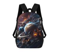 sinyumoney Space Chaos School Backpack Rucksack Casual Daypacks School Work Travel Bag for Campus Outdoor Travel Sports 17inch