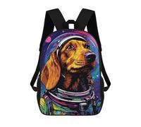 sinyumoney Space Dog Adventure-195 School Bags Lightweight Schoolbag Dayback Bookbag College for Boys/Girls/Teenagers 17inch