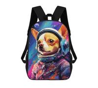 sinyumoney Space Dog Adventure -26 Backpack School Large School Backpack for Boys for Teenage Girls Boys Women Men 17inch