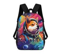 sinyumoney Space Dog Adventure-397 Rucksack Water Resistant Travel Backpack Computer Bag for Campus Outdoor Travel Sports 17inch