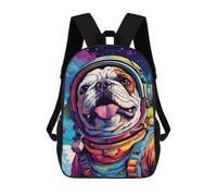 sinyumoney Space Dog Adventure-44 School Backpack Fashion Stationery Backpack Waterproof Casual Daypacks for Camping Outdoor Adventures And Daily Travel 17inch