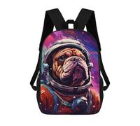 sinyumoney Space Dog Adventure-50 Backpack School Water Resistant Travel Backpack Computer Bag - Perfect for Travel, Work And Daily Use 17inch