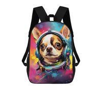 sinyumoney Space Dog Adventure-55 Backpack School Bag High Secondary School Bags Casual Backpack - Perfect for Travel, Work And Daily Use 17inch
