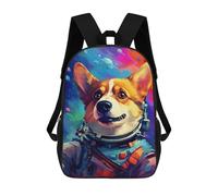 sinyumoney Space Dog Adventure -58 Backpack School Bag High Secondary School Bags Casual Backpack - Perfect for Travel, Work And Daily Use 17inch