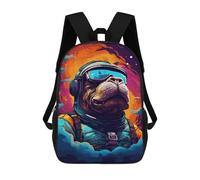 sinyumoney Space Dog Adventure -93 Backpack School Bag Work Laptop Backpack Rucksack Bag for Boys/Girls/Teenagers 17inch