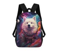 sinyumoney Space Dog Astronaut Art Print-15 Backpack School Bag Lightweight Casual Daypack School Backpacks for Teenage Girls Boys Women Men 17inch