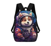 sinyumoney Space Dog Explorer-107 Backpack School Bag Computer Rucksack for School/Work/Travel for Camping Outdoor Adventures And Daily Travel 17inch