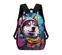 sinyumoney Space Dog Explorer-143 School Bags School Secondary High School College Backpack Travel for Men, Women & Teenage Boys 17inch
