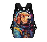 sinyumoney Space Dog Explorer-80 School Backpack Large School Backpack for Boys for Campus Outdoor Travel Sports 17inch