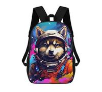 sinyumoney Space Dog Explorer-86 School Backpack Fashion Stationery Backpack Waterproof Casual Daypacks for Men/Women 17inch
