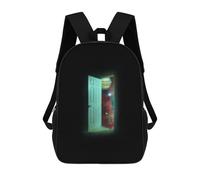 sinyumoney Space Doorway Cosmic Exploration Kids Backpacks,3D Personalized School Bookbags for Boys Girls Large Schoolbags Casual Daypack 17inch
