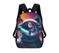 sinyumoney Space Exploration Kids Backpack, School Bag for Boys And Teenager, Gifts Travel Backpack Schoolbag Backpack Bookbag 17inch