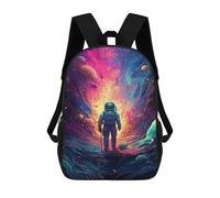 sinyumoney Space Explorer Adventure -1 Backpack School Bag Lightweight Casual Daypack School Backpacks for School/Work/Travel 17inch