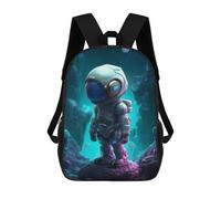 sinyumoney Space Explorer Adventure -1 School Bags School Secondary High School College Backpack Travel for Campus Outdoor Travel Sports 17inch